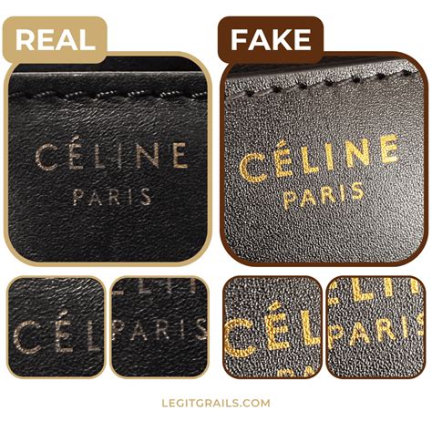 celine cap fake vs real|how to tell if your celine is real.